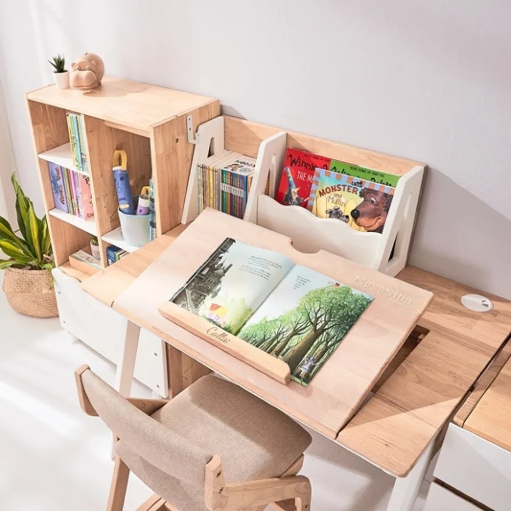 Calla 實木成長書桌 - 可調款