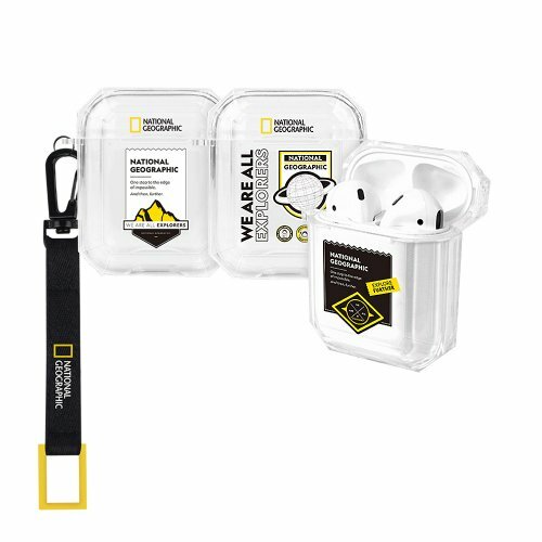 National Geographic AirPods Crystal Bumper Wappen Case