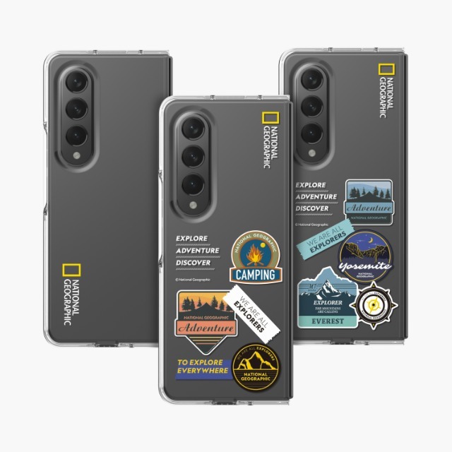 National Geographic Galaxy Z Fold4 Crystal Slim Fit Wappen Case