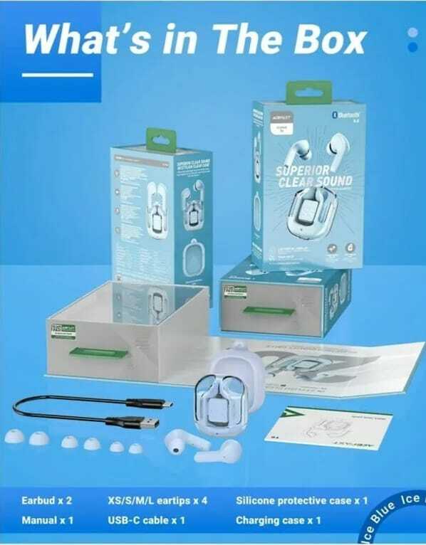 AceFast T6水晶外殼真無線藍牙耳機