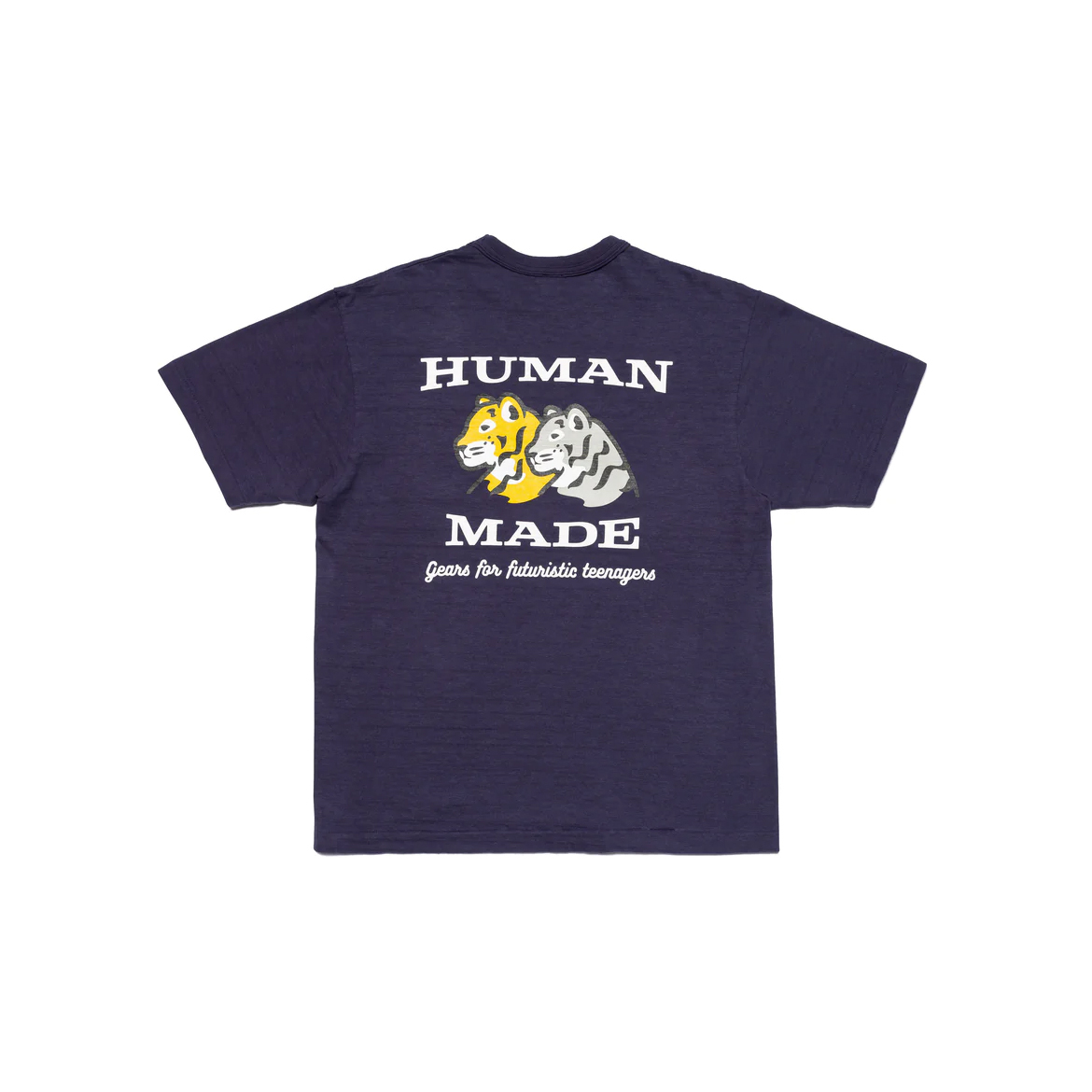 HUMAN MADE POCKET T-SHIRT 愛心口袋T 老虎T 深藍-HM26CS003