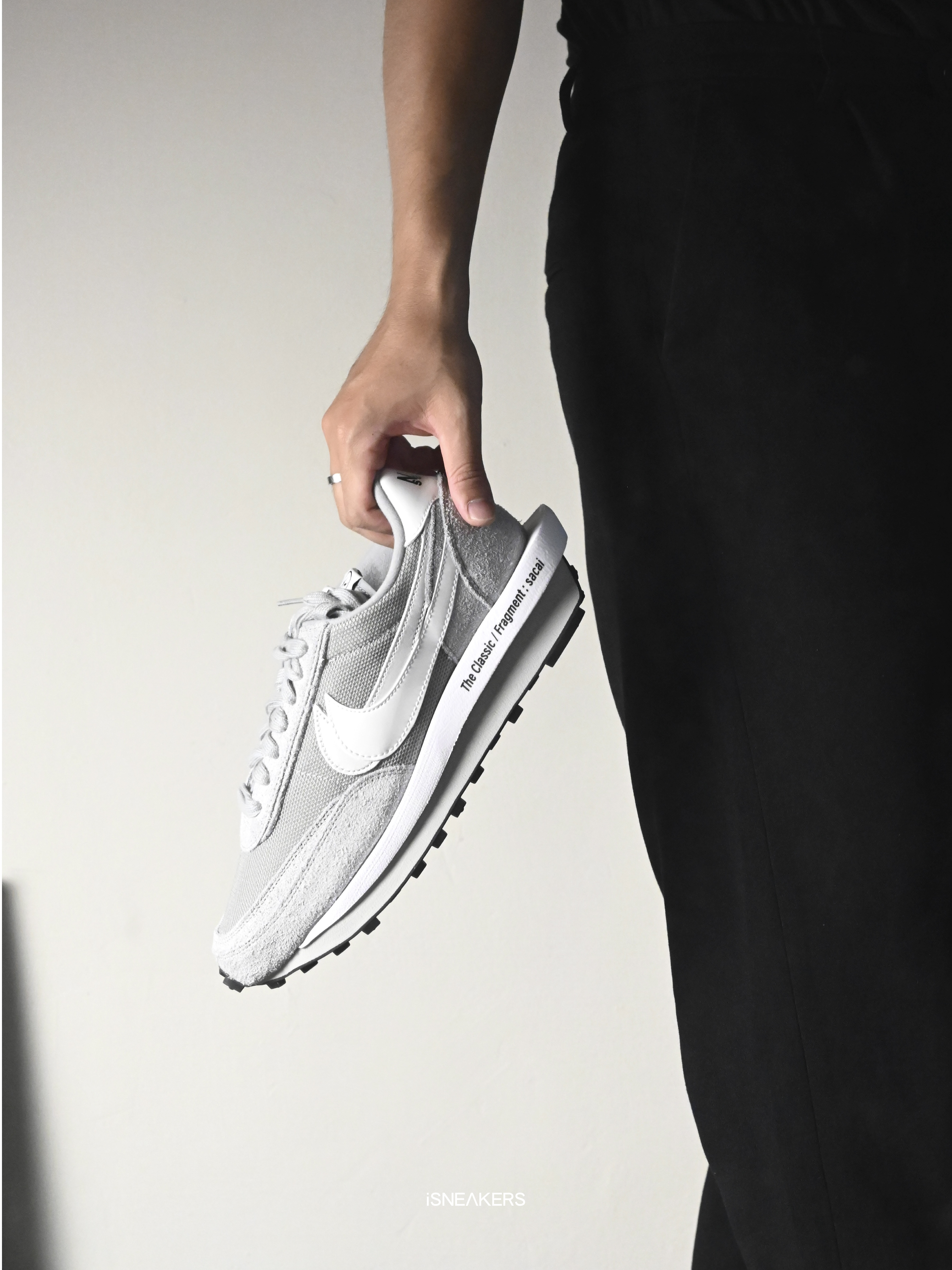iSNEAKERS｜Sacai x Fragment x Nike LDwaffle "Grey" 閃電 藤原浩 解構 灰色 DH2684-001