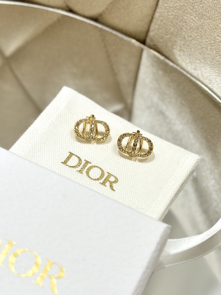 DIOR Petit CD Clip Earrings E2366