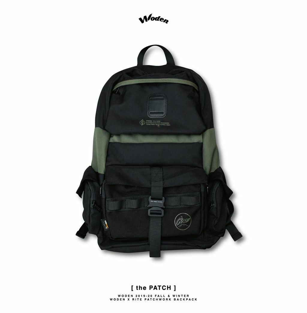 WODEN 2019-20F/W Patchwork Backpack (黑色款)