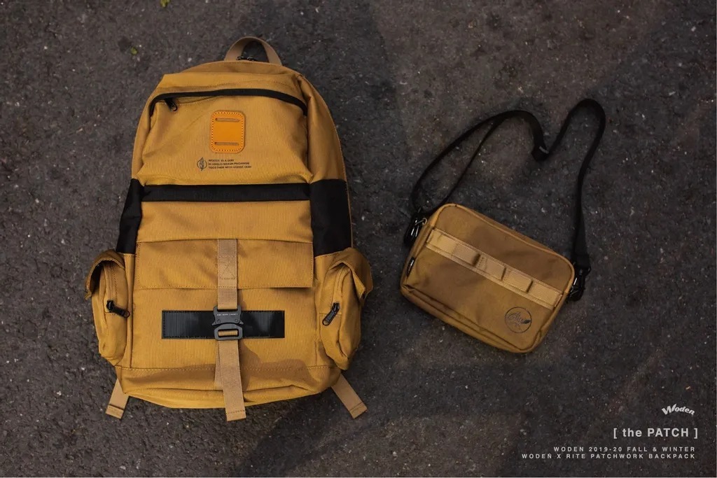 WODEN 2019-20F/W Patchwork Backpac (卡其款)