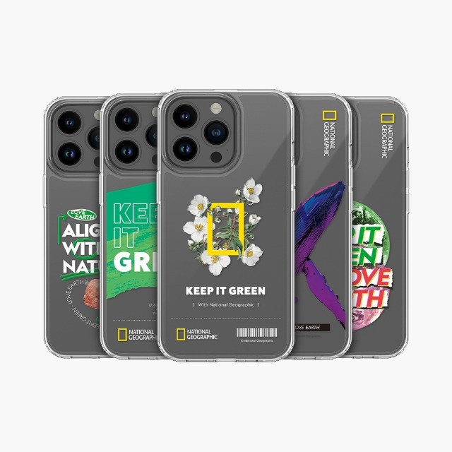 National Geographic iPhone 14 Series Earthday Crystal Clear Case