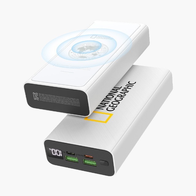 National Geographic 22.5W PD Fast Wireless Charging Auxiliary Battery 20,000mAh