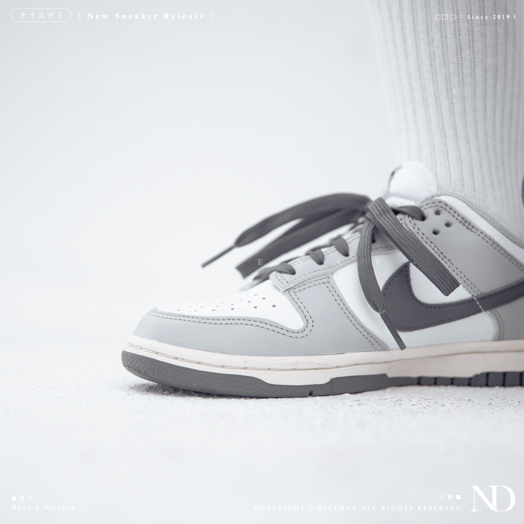 NICEDAY 部分現貨/代購 Nike Dunk Low Light Smoke Grey 煙灰 男女尺寸 女款 DD1503-117