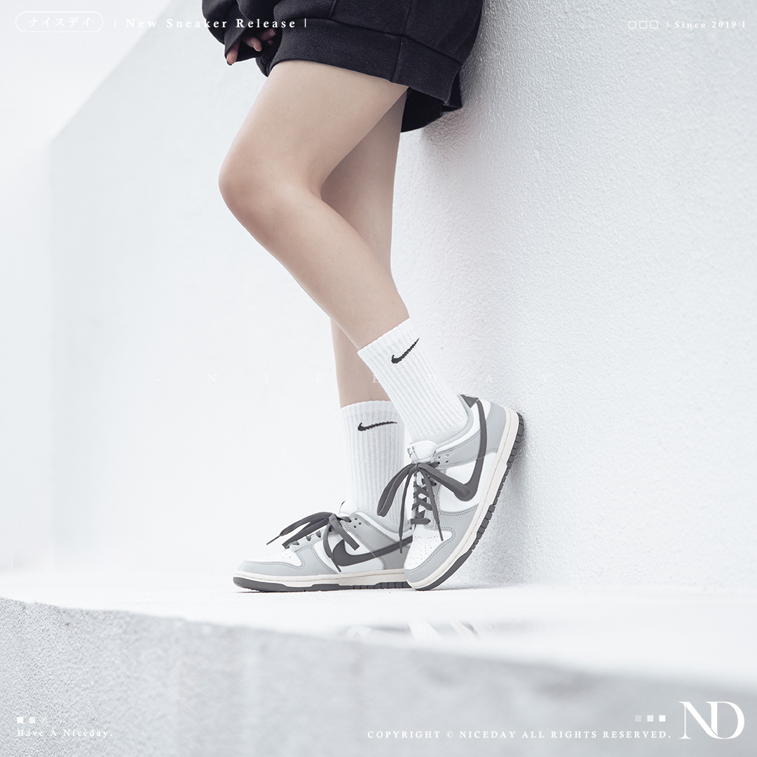 NICEDAY 部分現貨/代購 Nike Dunk Low Light Smoke Grey 煙灰 男女尺寸 女款 DD1503-117