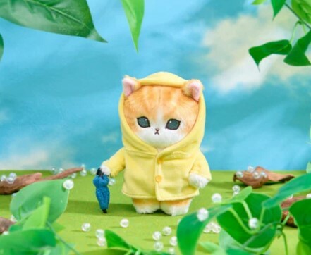 Mofusand貓 6月新款 長毛種 拎遮公仔