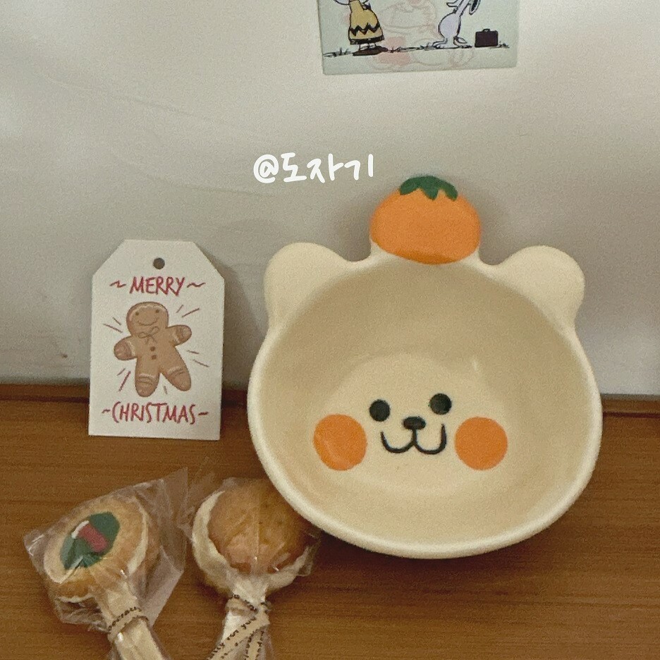 《2464》童趣可愛動物陶瓷醬料碗