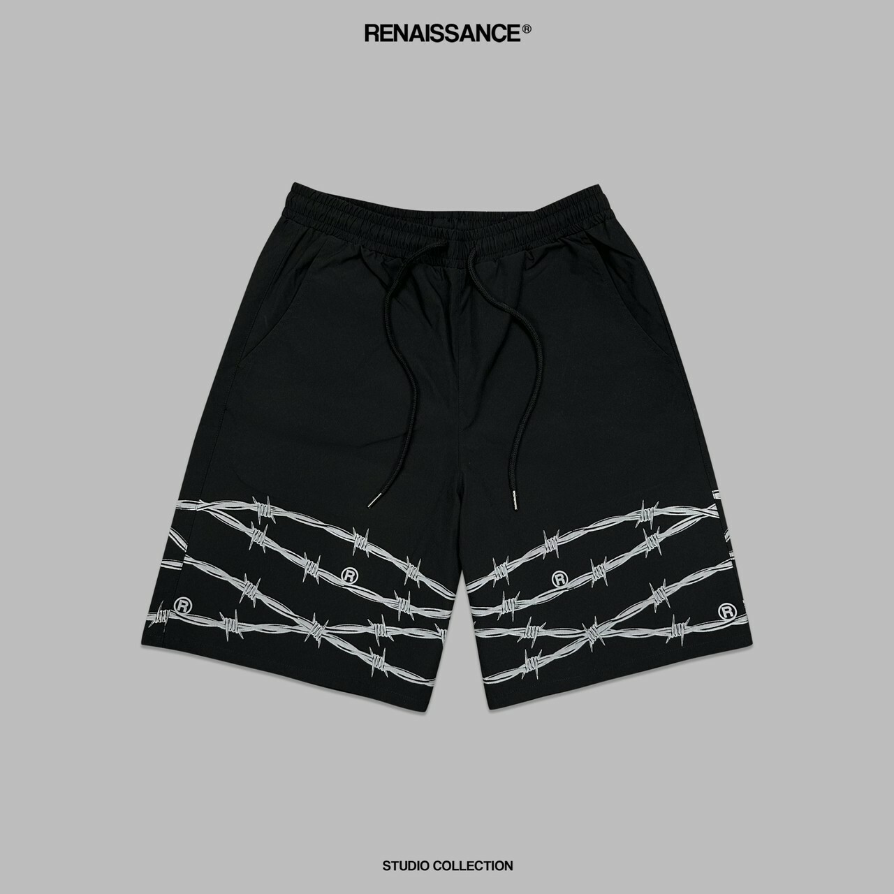RENAISSANCE 尼龍鐵絲荊棘 R Logo短褲 ‘’ Nylon Wire Shorts ‘’