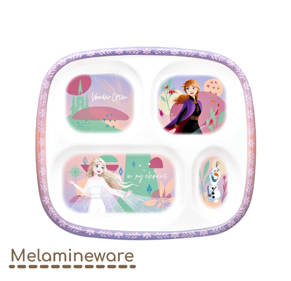 魔雪奇緣 - 10" 方形隔碟 (科學瓷)