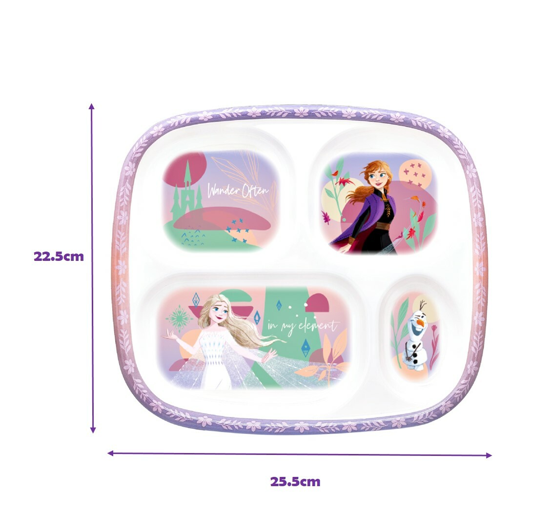 魔雪奇緣 - 10" 方形隔碟 (科學瓷)