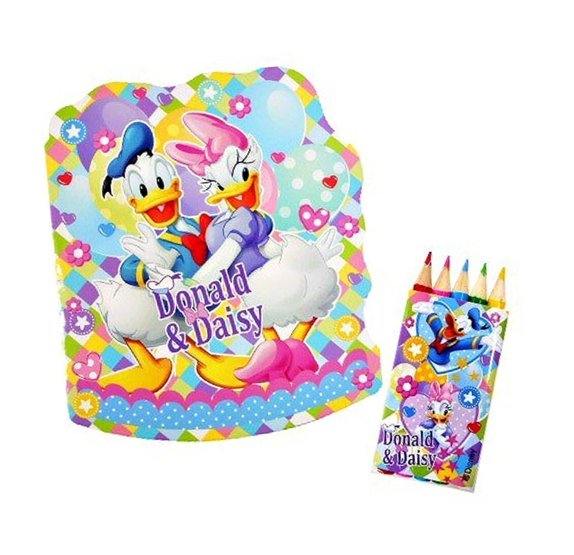 迪士尼唐老鴨 - 填色簿連顏色筆(日本直送)