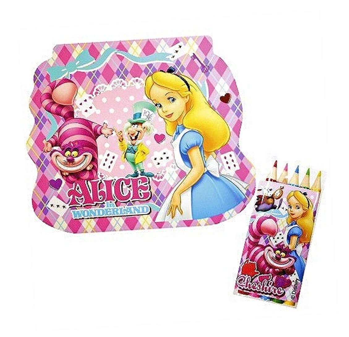 迪士尼公主 - 填色簿連顏色筆-愛麗斯(日本直送)