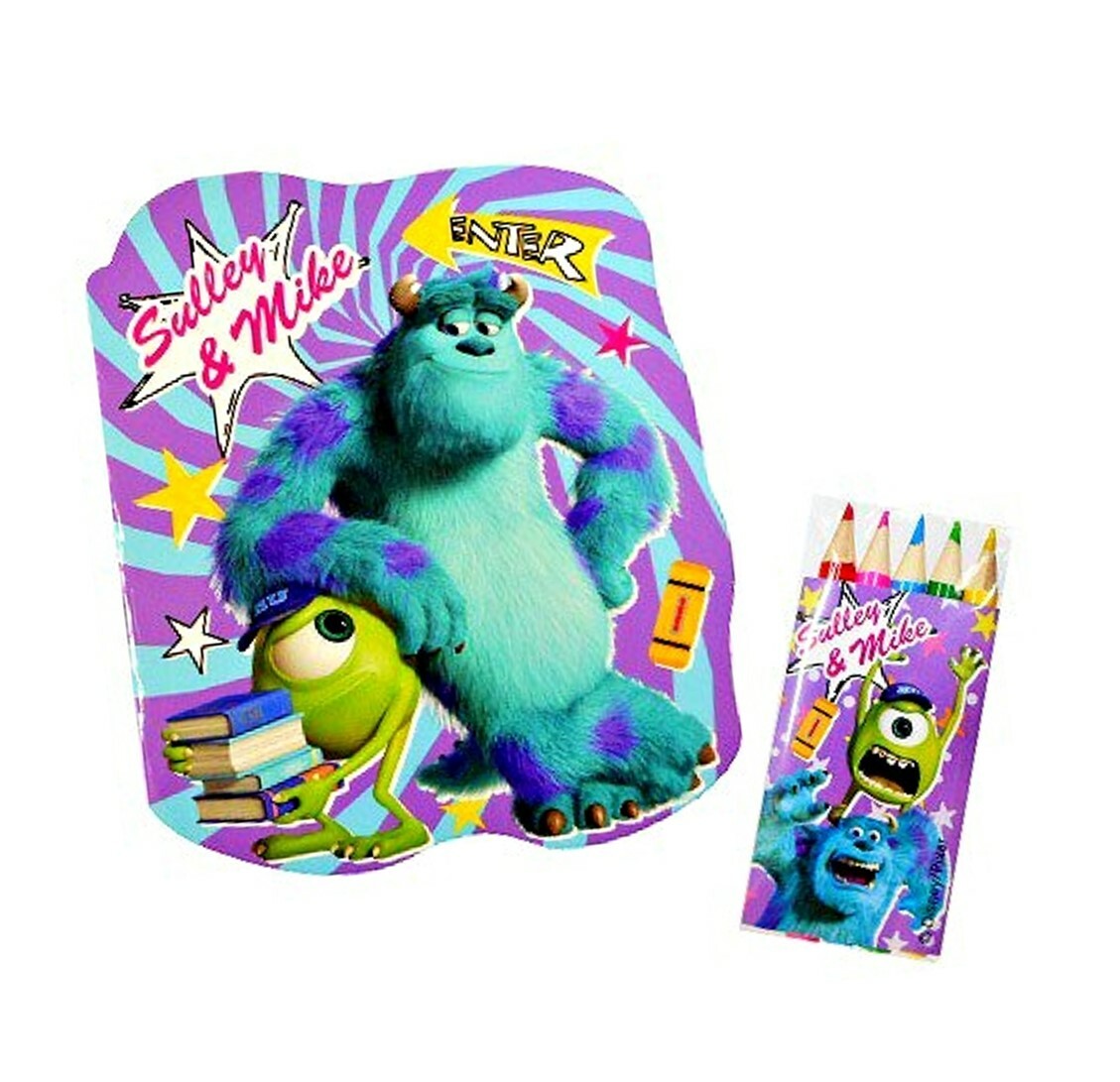 迪士尼怪獸大學 - 填色簿連顏色筆(日本直送)