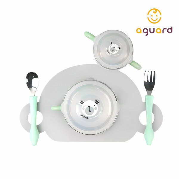 aguard 5件吸盤學習餐具