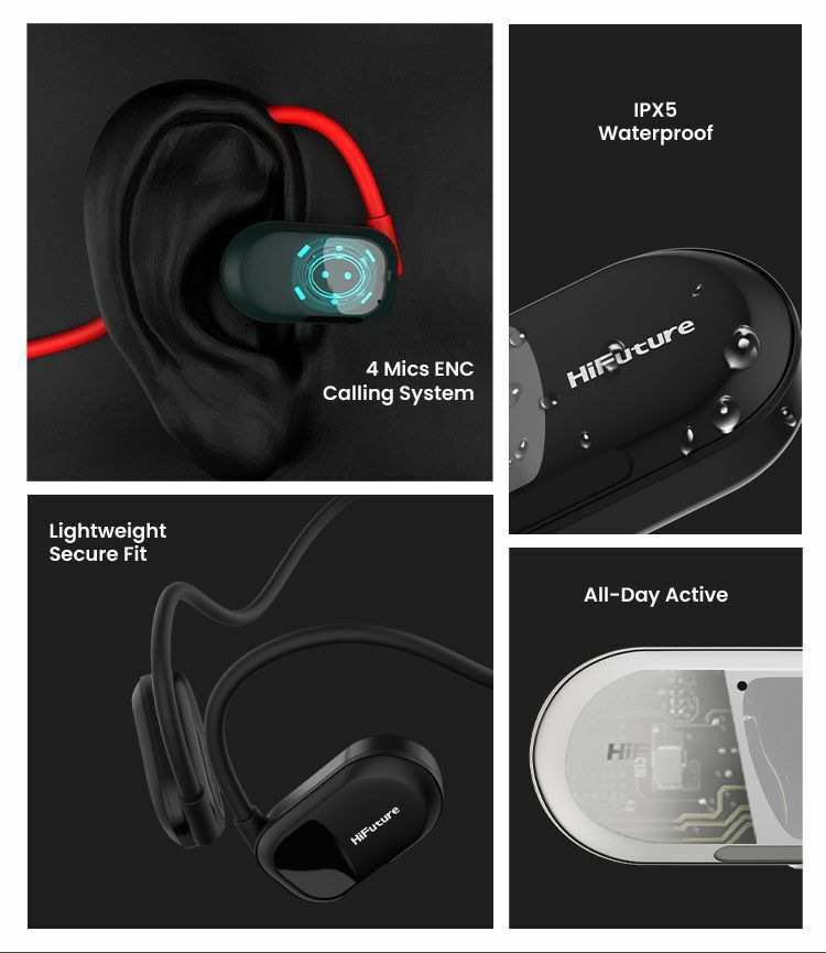 【現貨】HiFuture  Open Ear 氣傳導運動型藍牙耳機