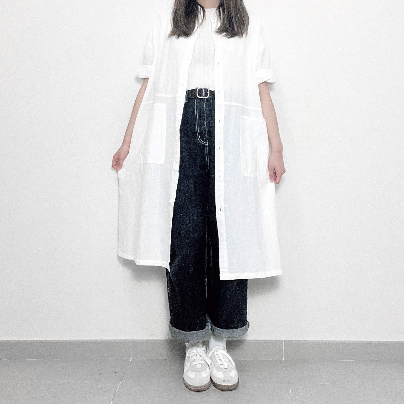 現貨 | 翻領兩著口袋 O P S (兩色入)