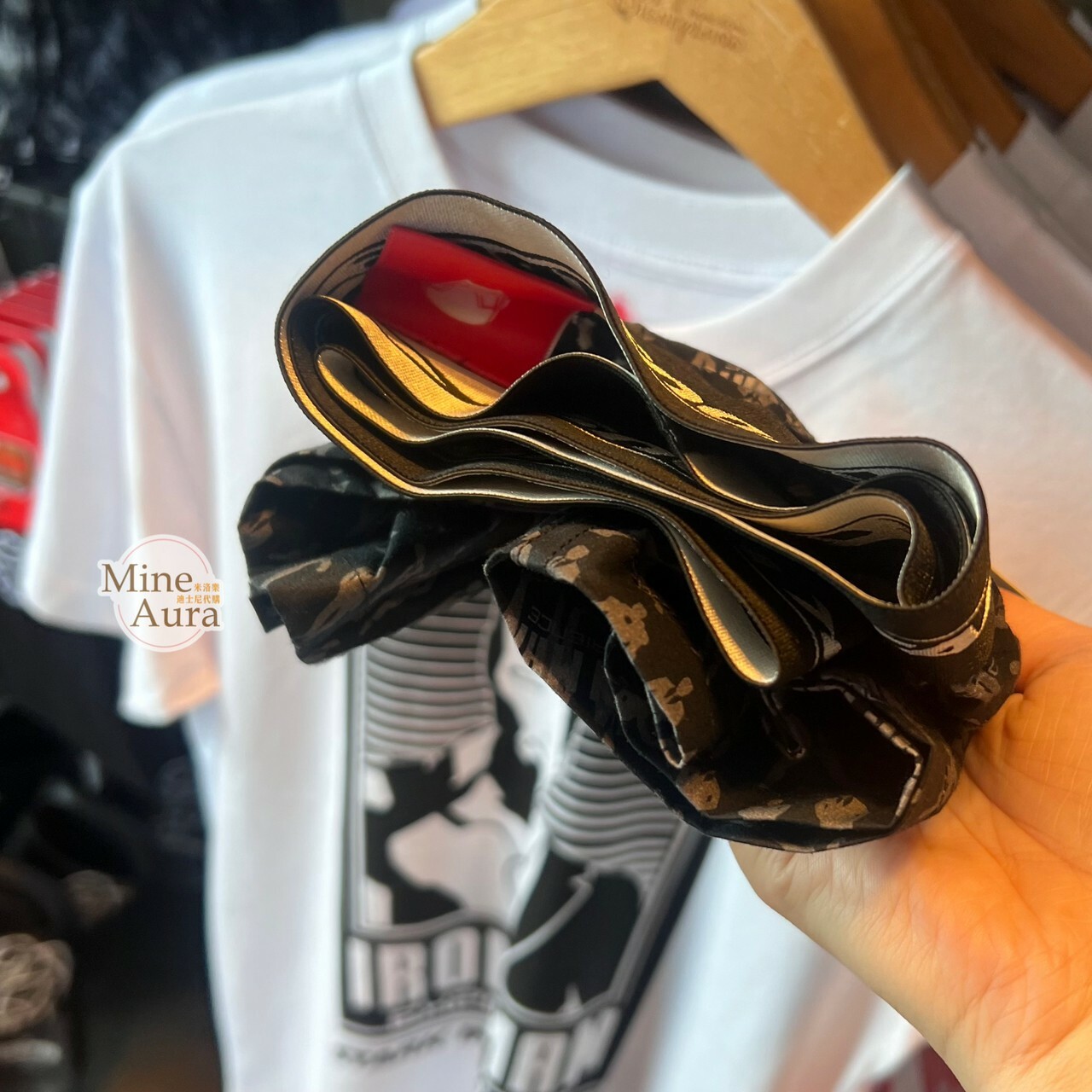 鋼鐵人 Iron Man 剪影 滿版 圖案 四角褲 短褲 -香港迪士尼樂園