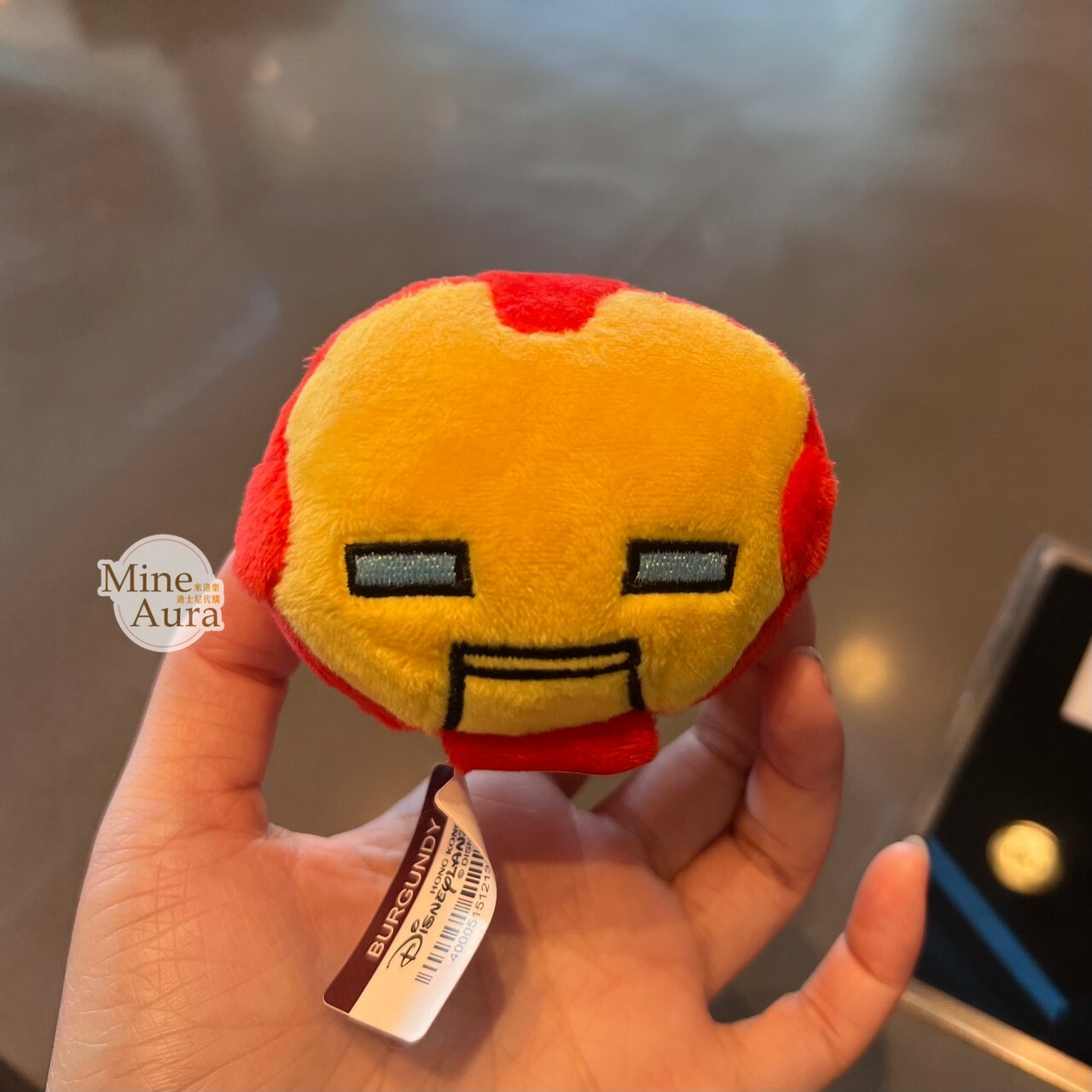 鋼鐵人 Iron Man 大頭絨毛 迷你公仔 娃娃 (搭配個人客製髮圈用) 漫威 Marvel -香港迪士尼樂園