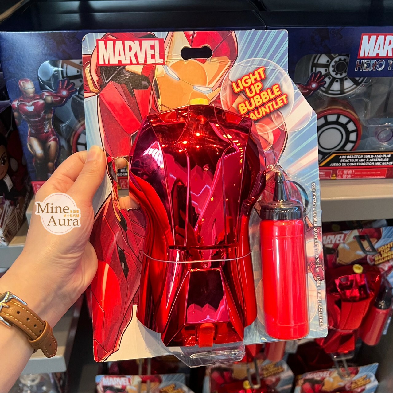 鋼鐵人 Iron Man 手套造型 泡泡機 漫威 Marvel -香港迪士尼樂園