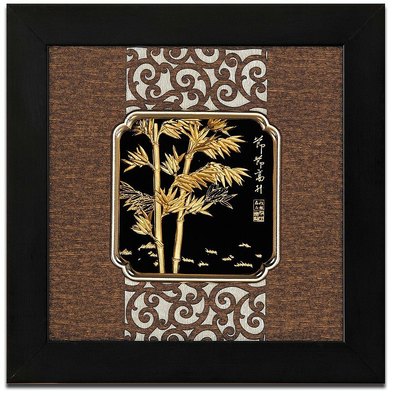 節節高升金箔畫│同事升遷、長官升職、開市開業禮物│客製化禮物