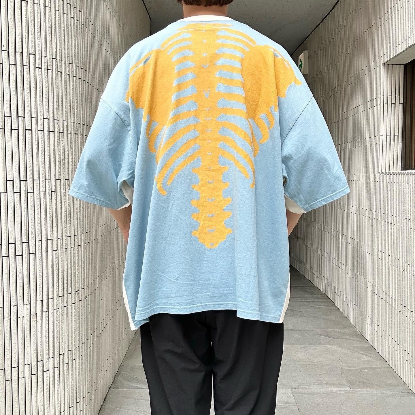 KAPITAL 天竺2TONE 摩訶不思議 BIGポケT(BONE-pt)/ トリコロール