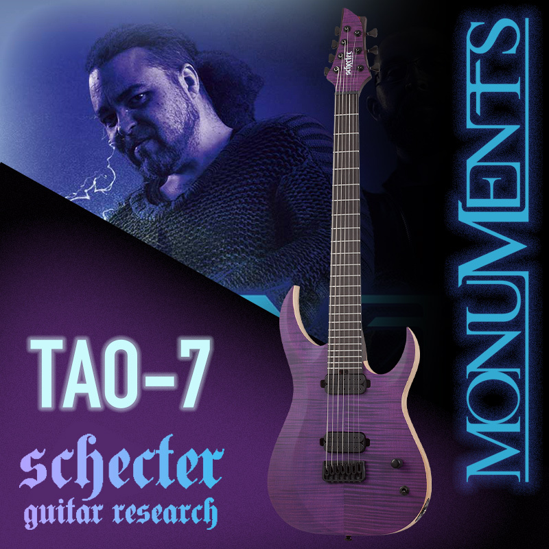 簽名款 Schecter John Browne Tao-7 七弦 雙雙 電吉他