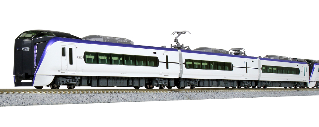 Kato 10-1836 N規 E353系「あずさ・かいじ」 電車 附屬編成 三輛組