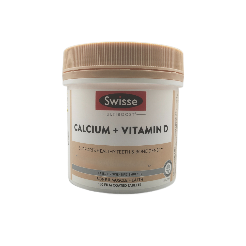 Swisse Ultiboost Calcium + Vitamin D 150粒裝