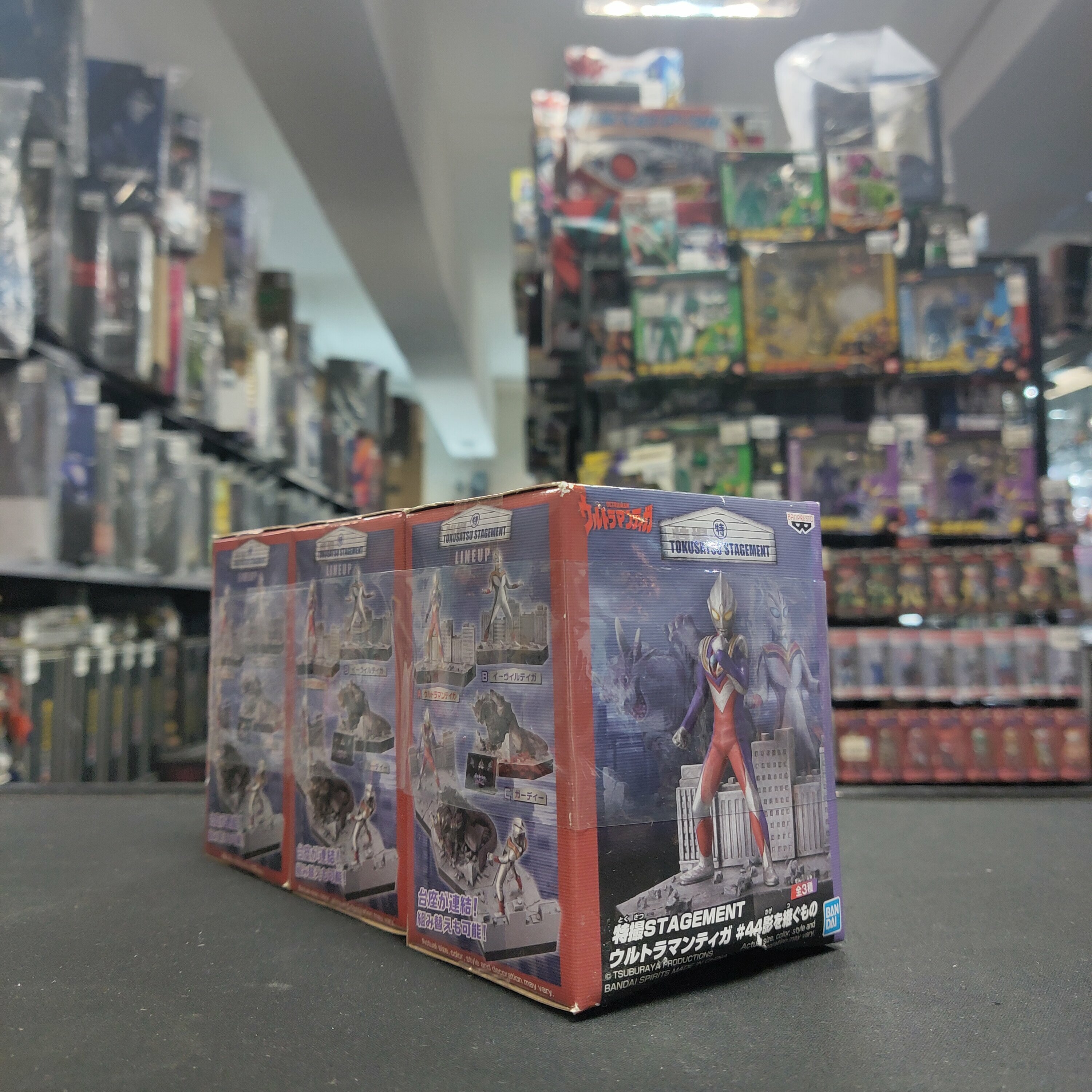 寄賣 超人系列 Banpresto 超人迪加 景品 PVC Figure ABC set