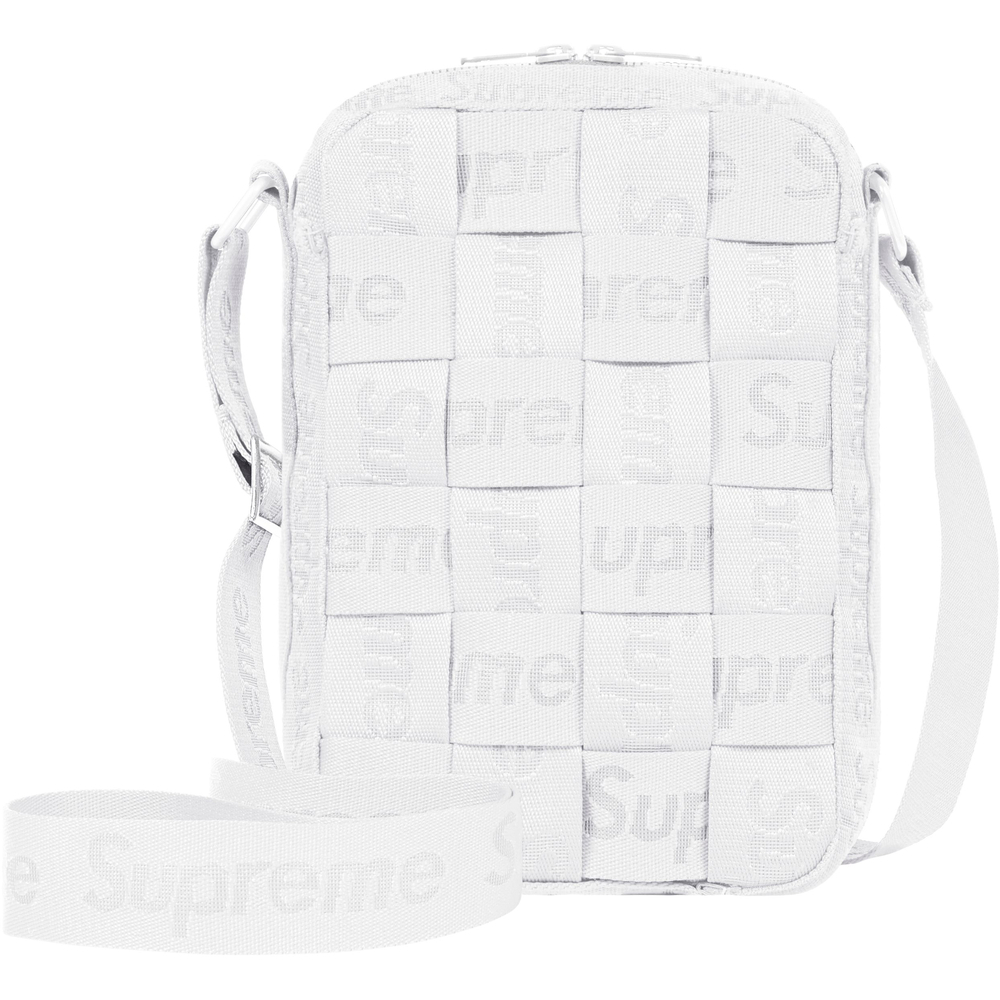 高速配送 Supreme / Woven Shoulder Bag White ショルダーバッグ - www