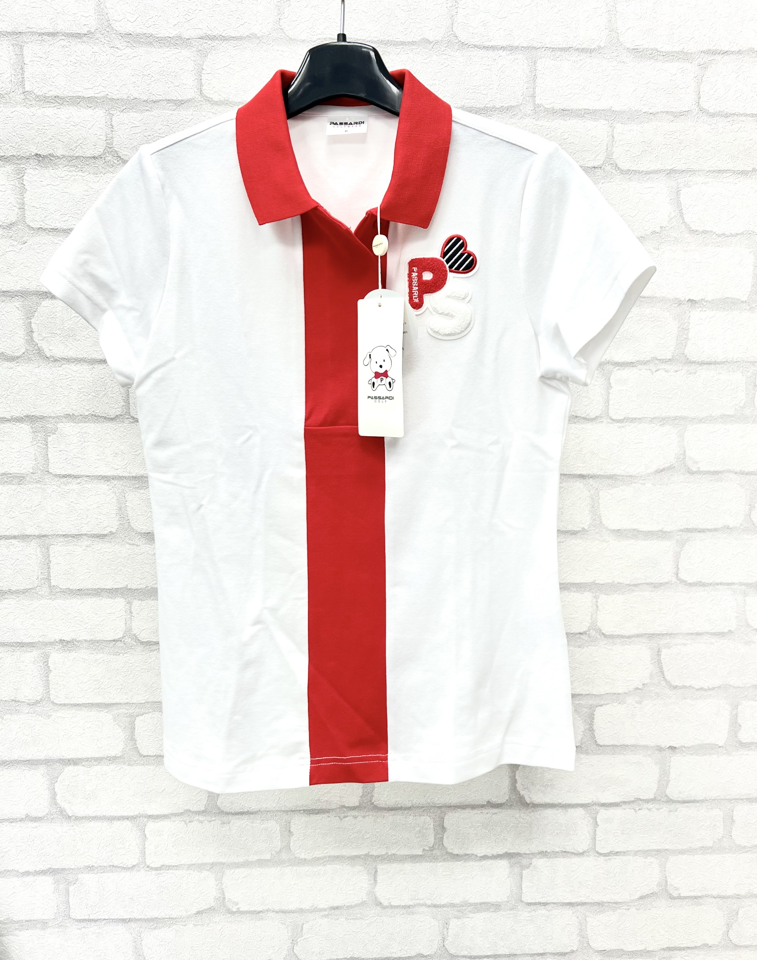 女【現貨】3折起/Passardi Golf 百搭雙拼色領彈性腰身Polo短袖/高爾夫球衣