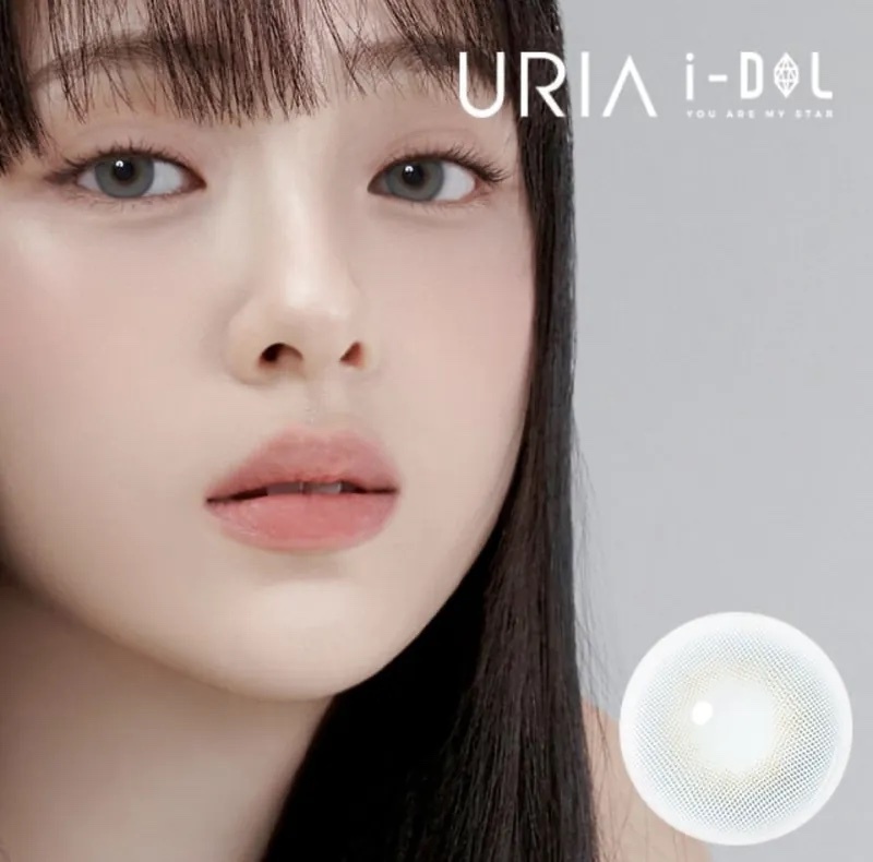 [年拋] I-DOL Euroring Watery Gray 年拋彩妝隱形眼鏡｜每盒1片