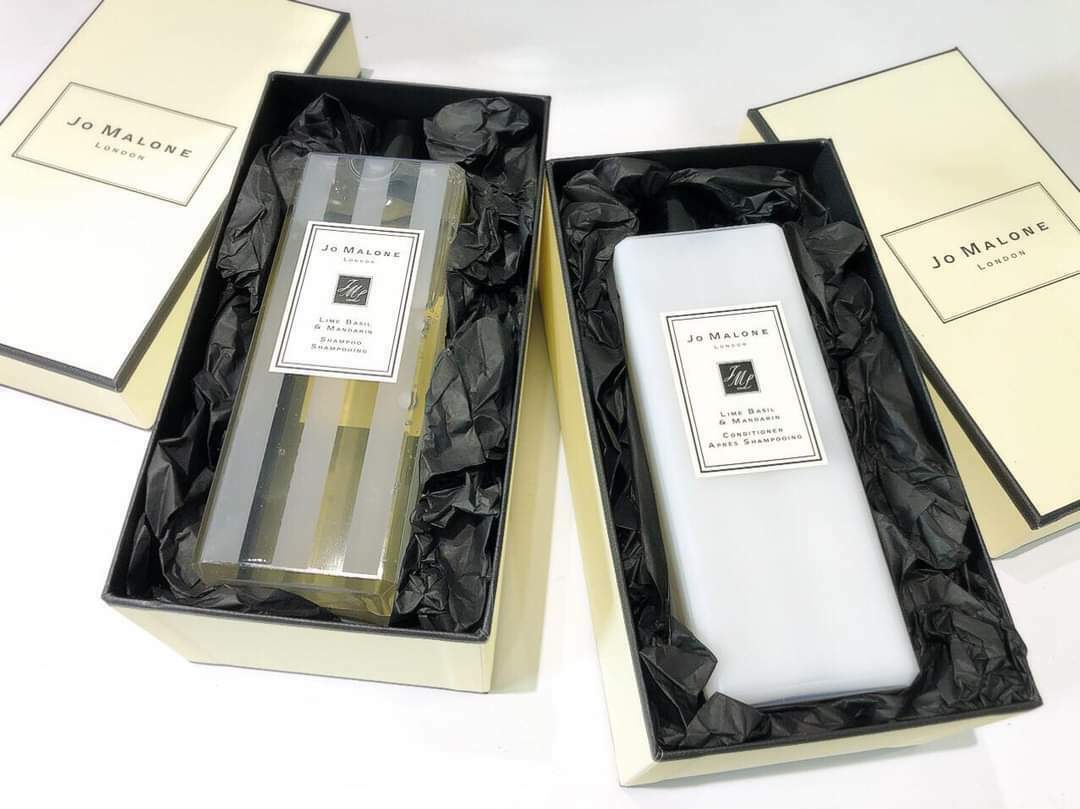 【Jo Malone青檸羅勒葉與柑橘洗髮露250ml/護髮素250ml】
