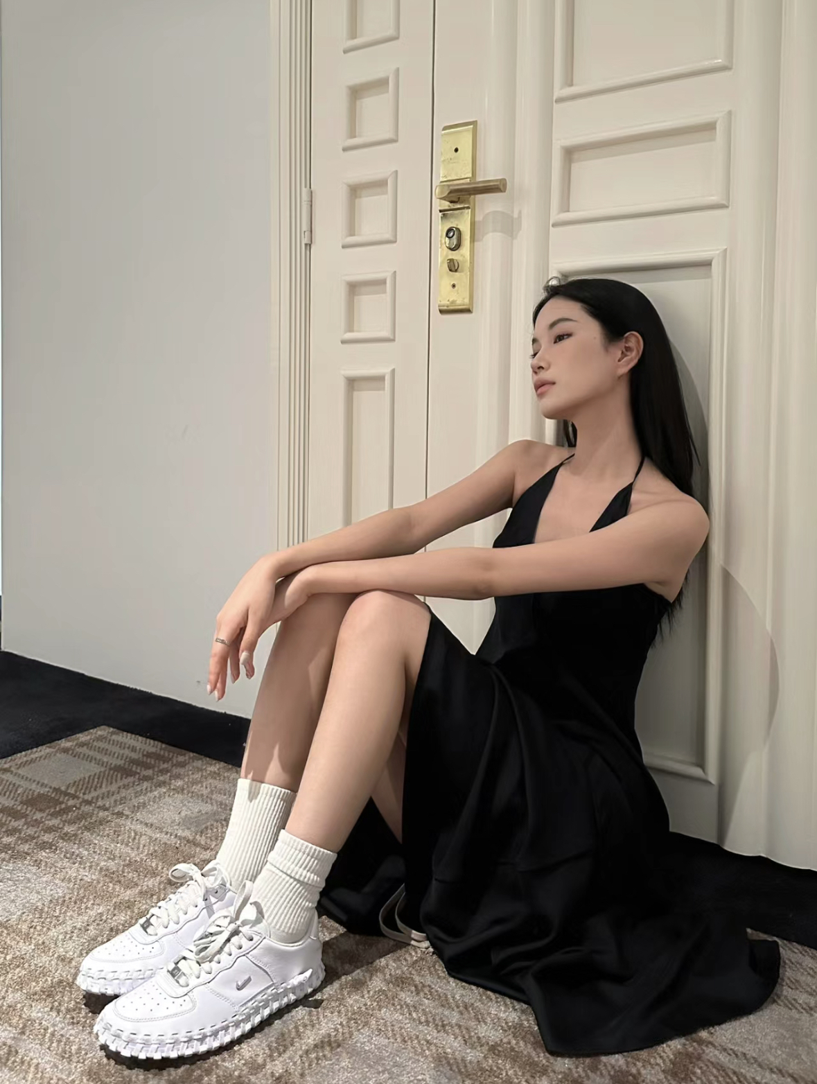 Jacquemus x Nike J Force 1 編織白