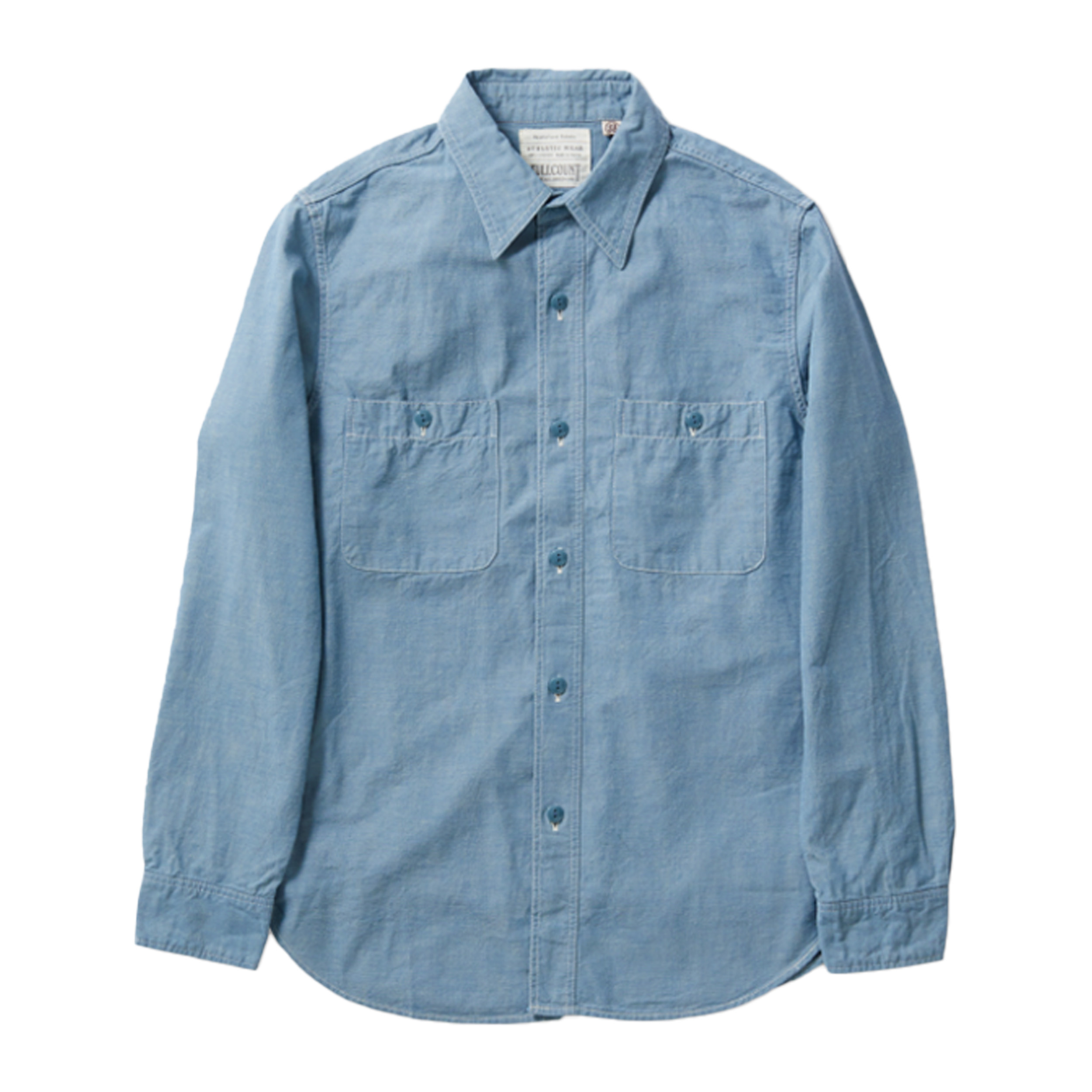 Full Count ｜ Chambray Work Shirt Blue 4810