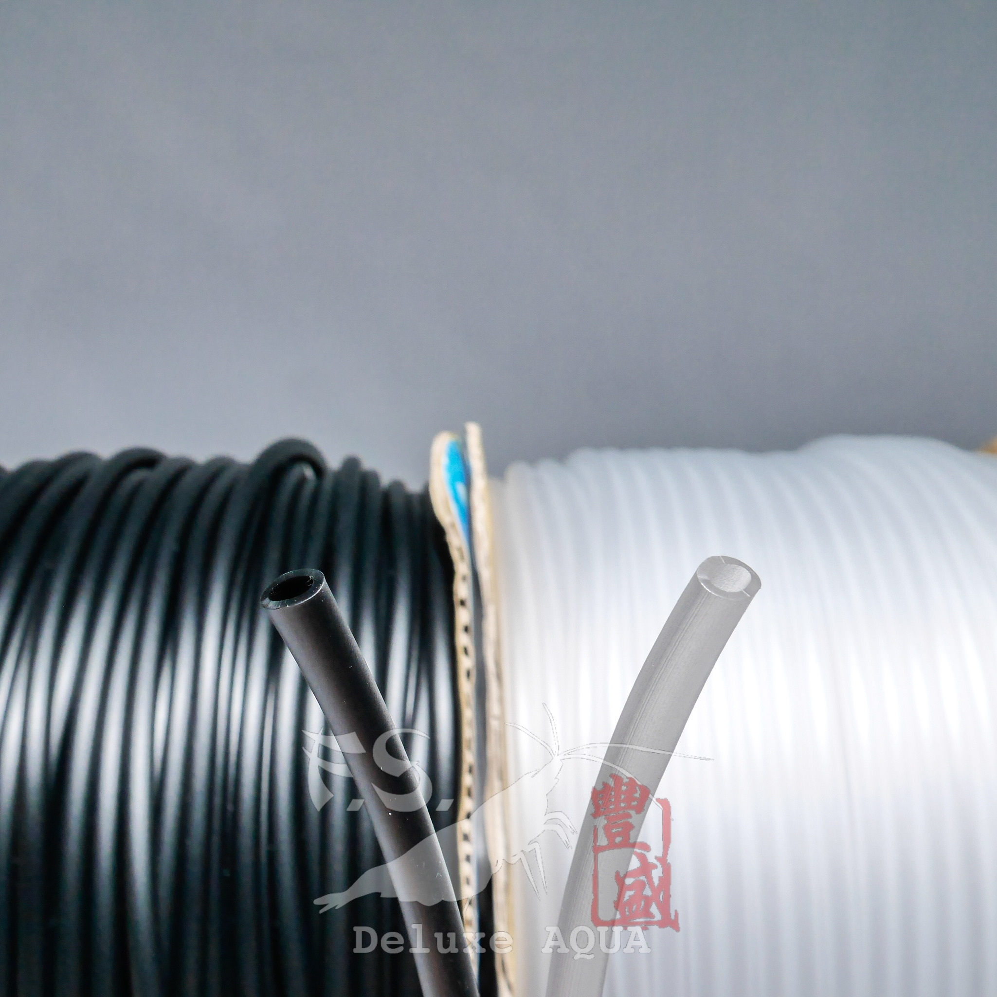 矽膠風管500公分 4mm（黑/白）