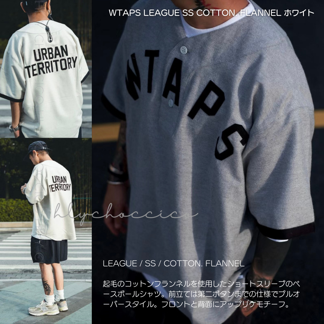 サントスピンク 未使用 WTAPS LEAGUE / SS / COTTON. FLANNEL | www