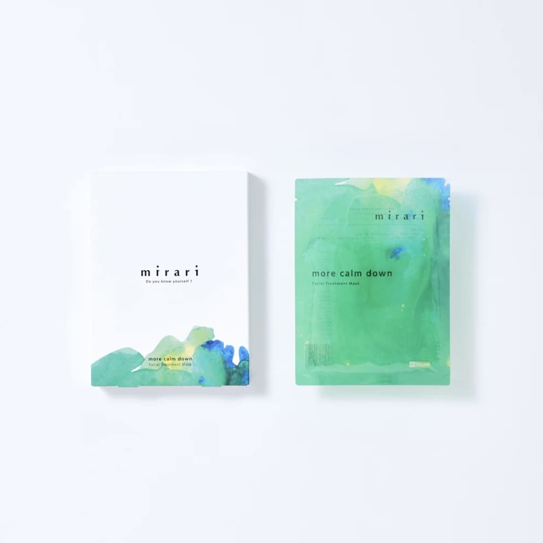 MIRARI More Calm down Facial Treatment Mask 1 box 5枚入