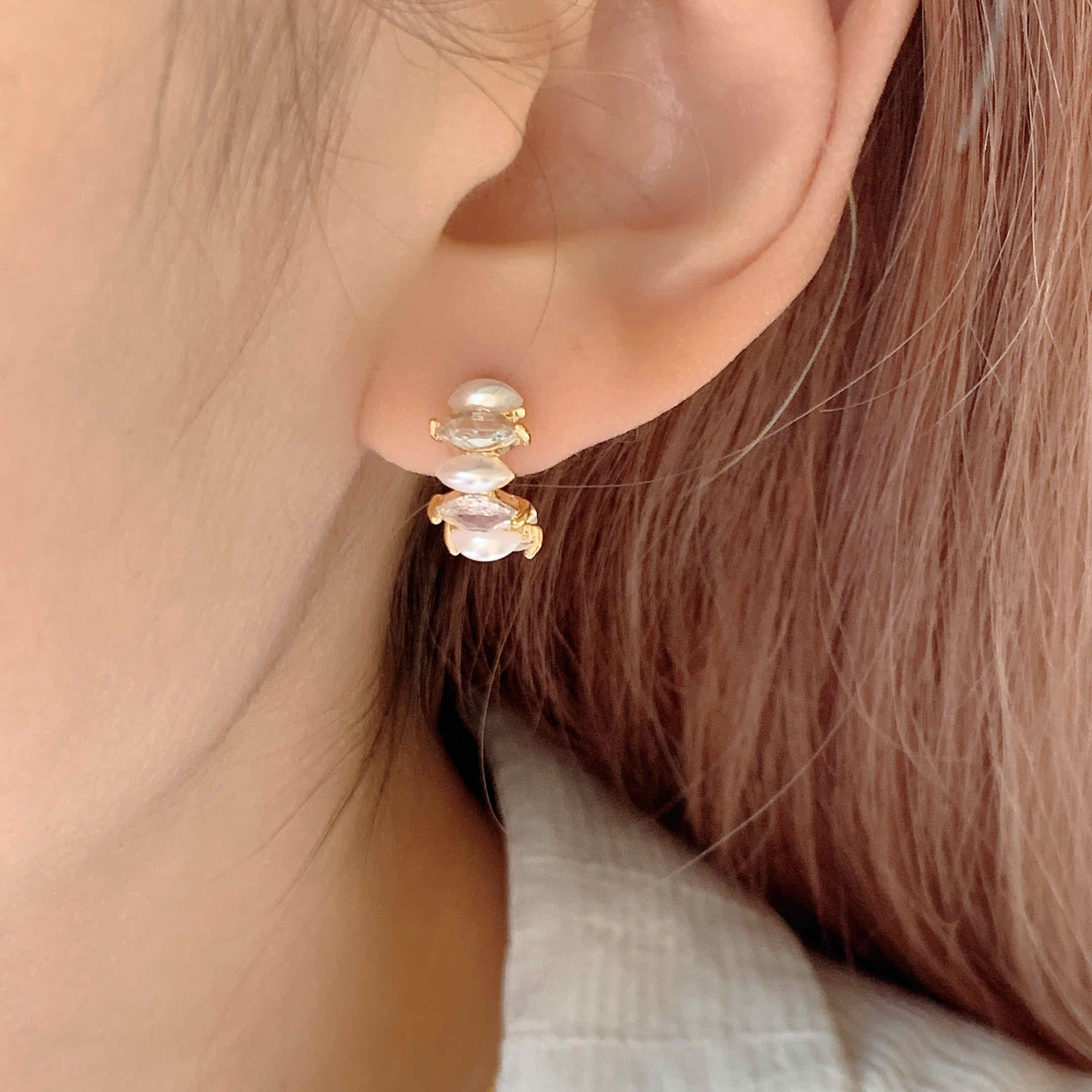 🇰🇷許願池 耳環 純銀針