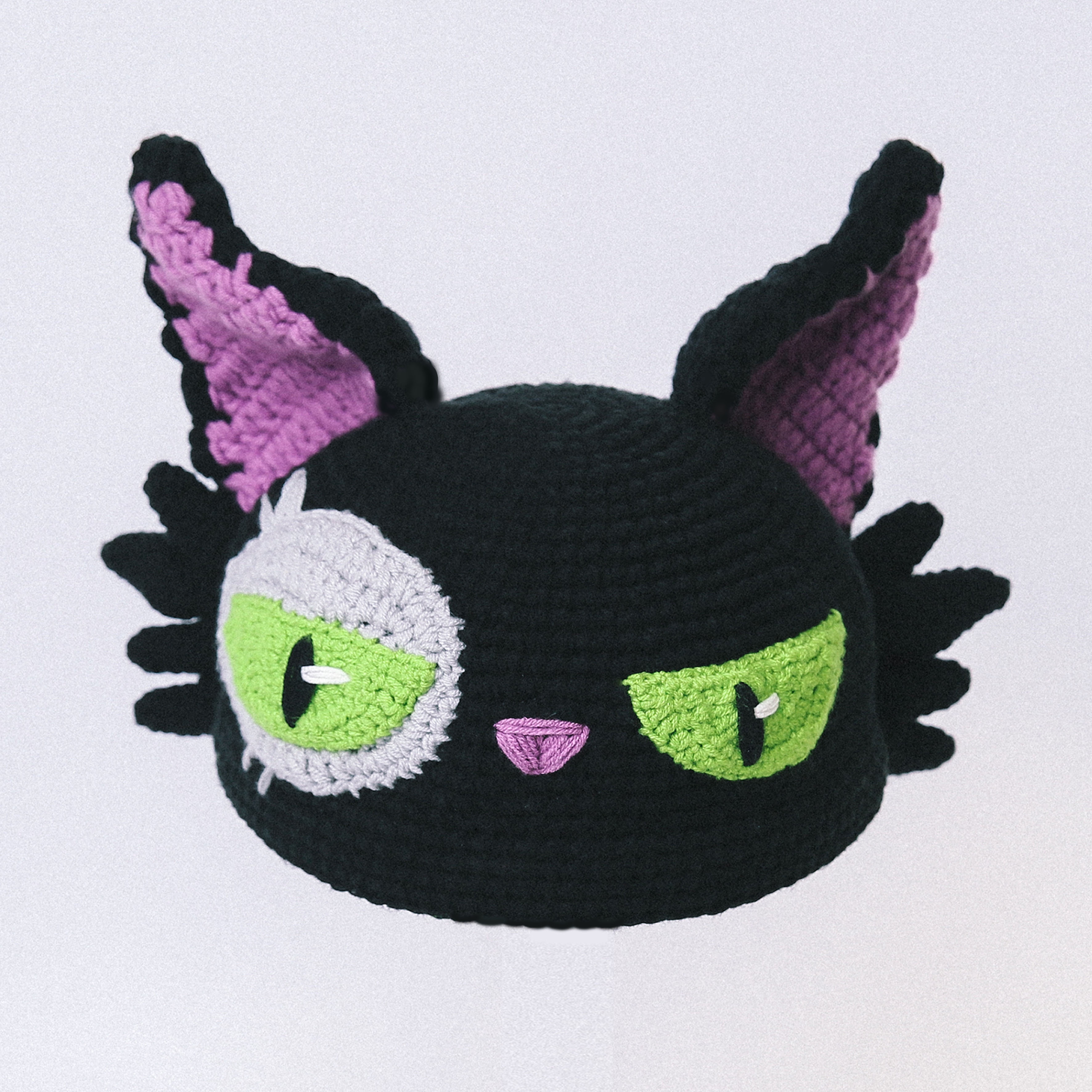 HK07 鈴芽之旅左大臣貓貓帽 / 手工針織毛帽