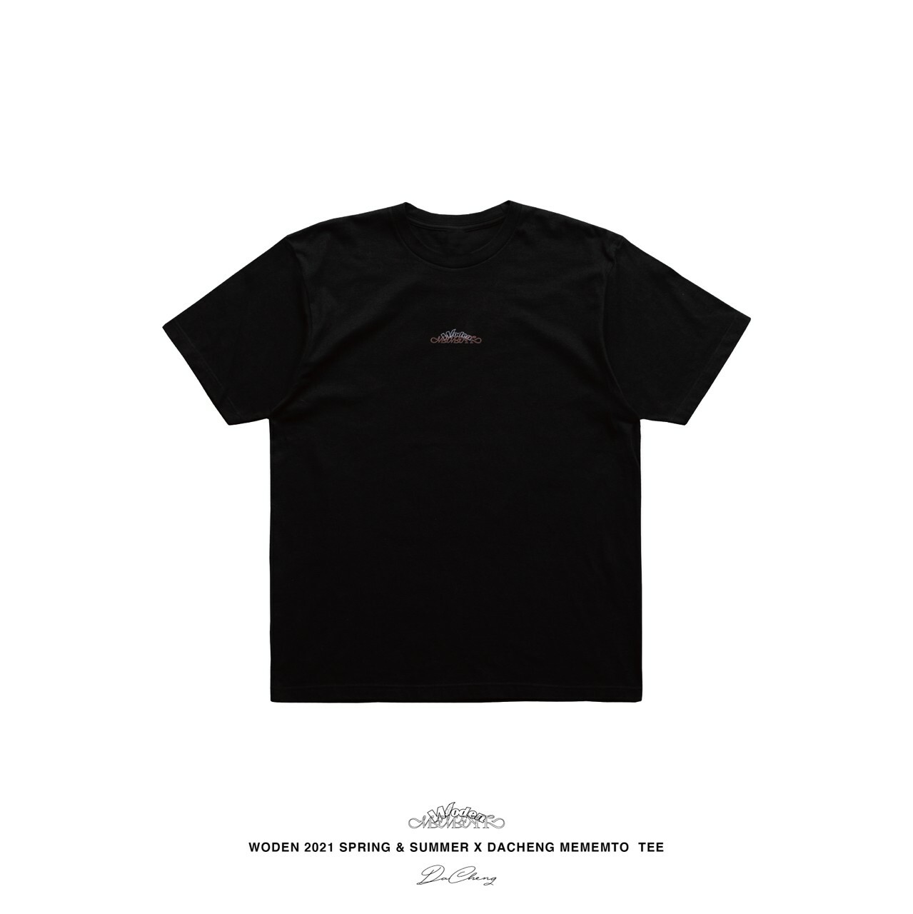 WODEN X 大成DACHENG《記憶碎片 MEMEMTO》DACHENG MEMEMTO tee 黑 (4/16發售)