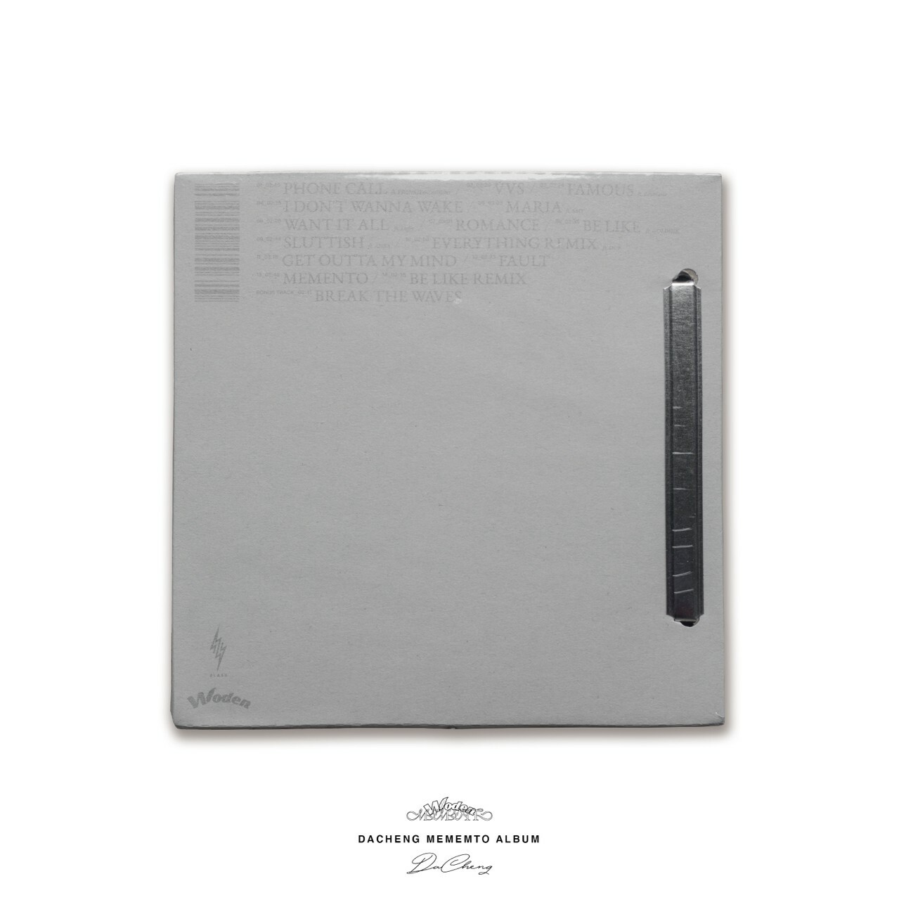 DACHENG 大成《記憶碎片 MEMEMTO》 專輯(4/16發售)