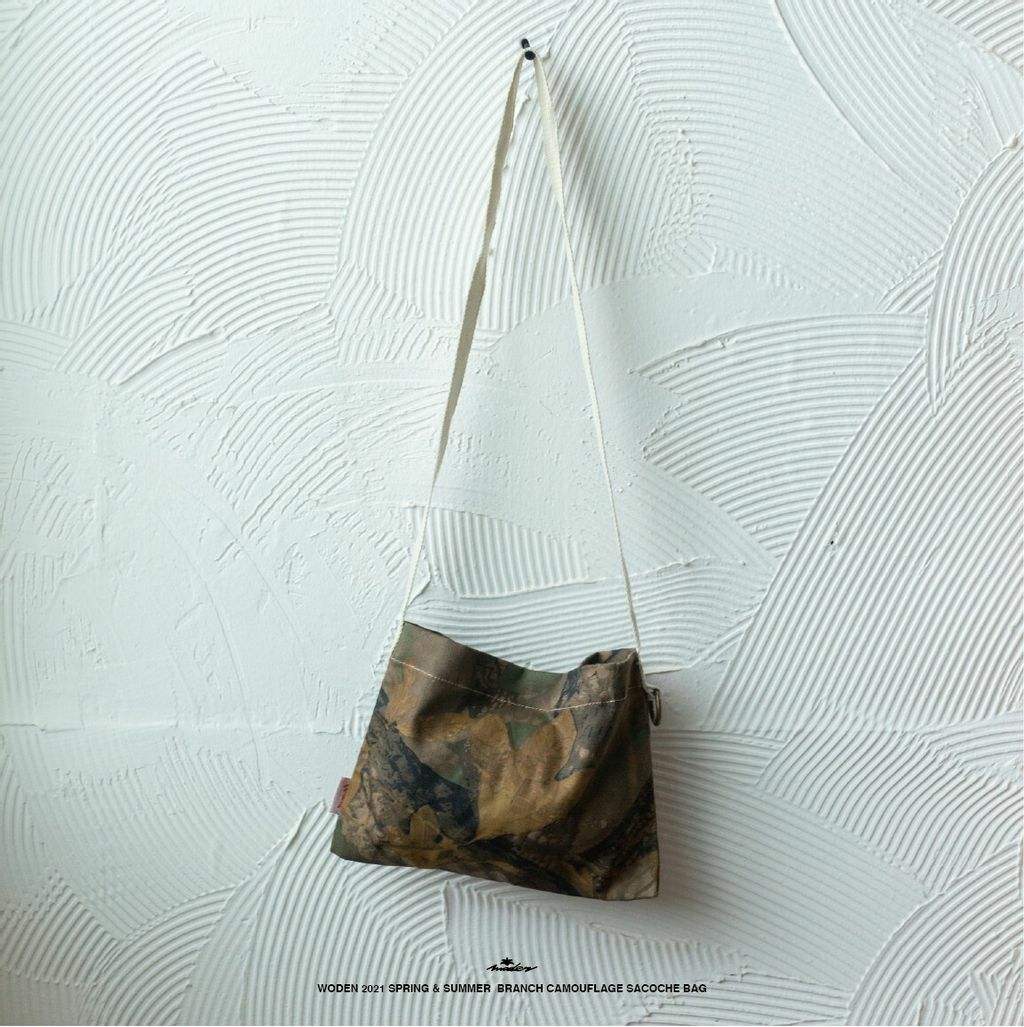 WODEN 2021 Spring & Summer Branch Camouflage Sacoche Bag 綠色款