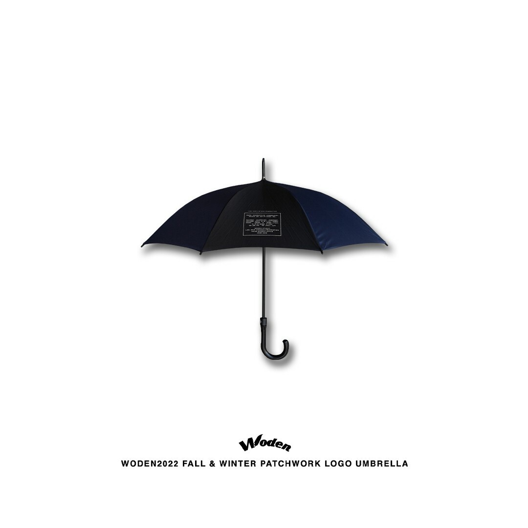 WODEN 2022 Fall & Winter Patchwork Logo Umbrella
