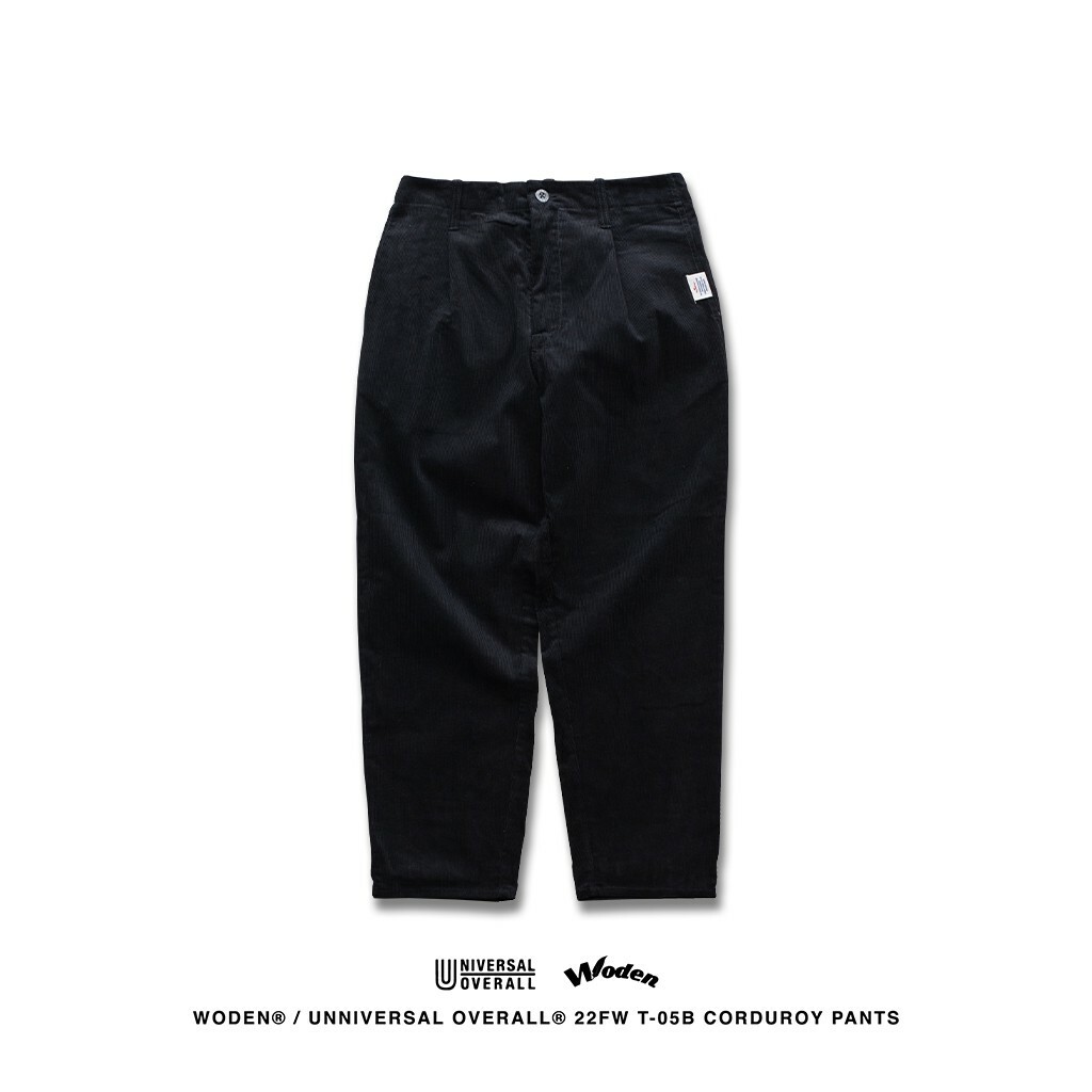 WODEN X Universal Overall T-05B Corduroy Pants 燈芯絨長褲 (黑色款)