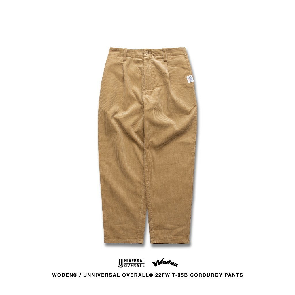 WODEN X Universal Overall T-05B Corduroy Pants 燈芯絨長褲 (卡其款)